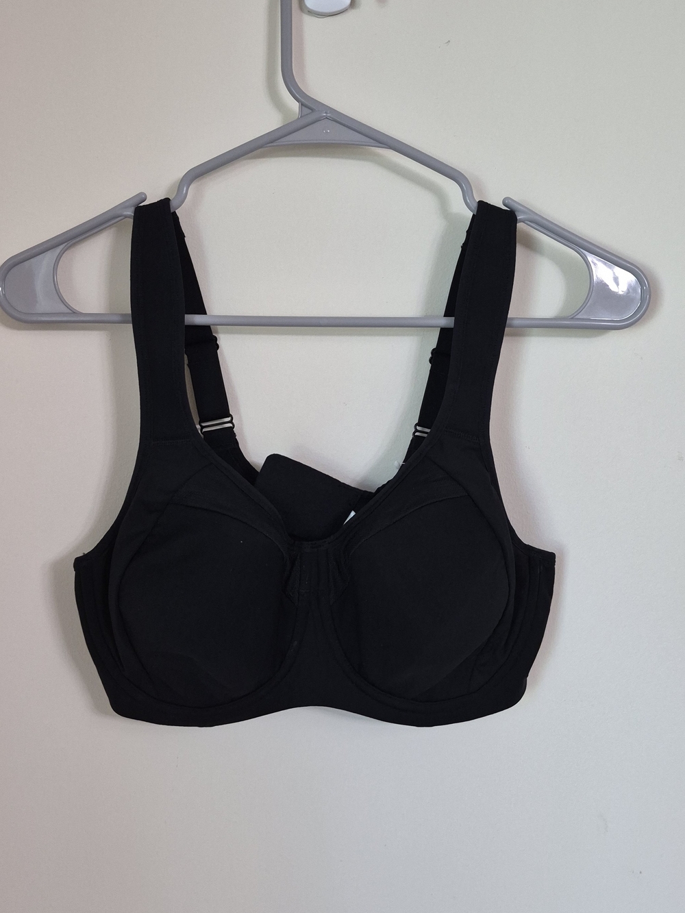 Syrokan 34D Everyday Support Bra in Black — Comfortable Lift & Coverage NWT